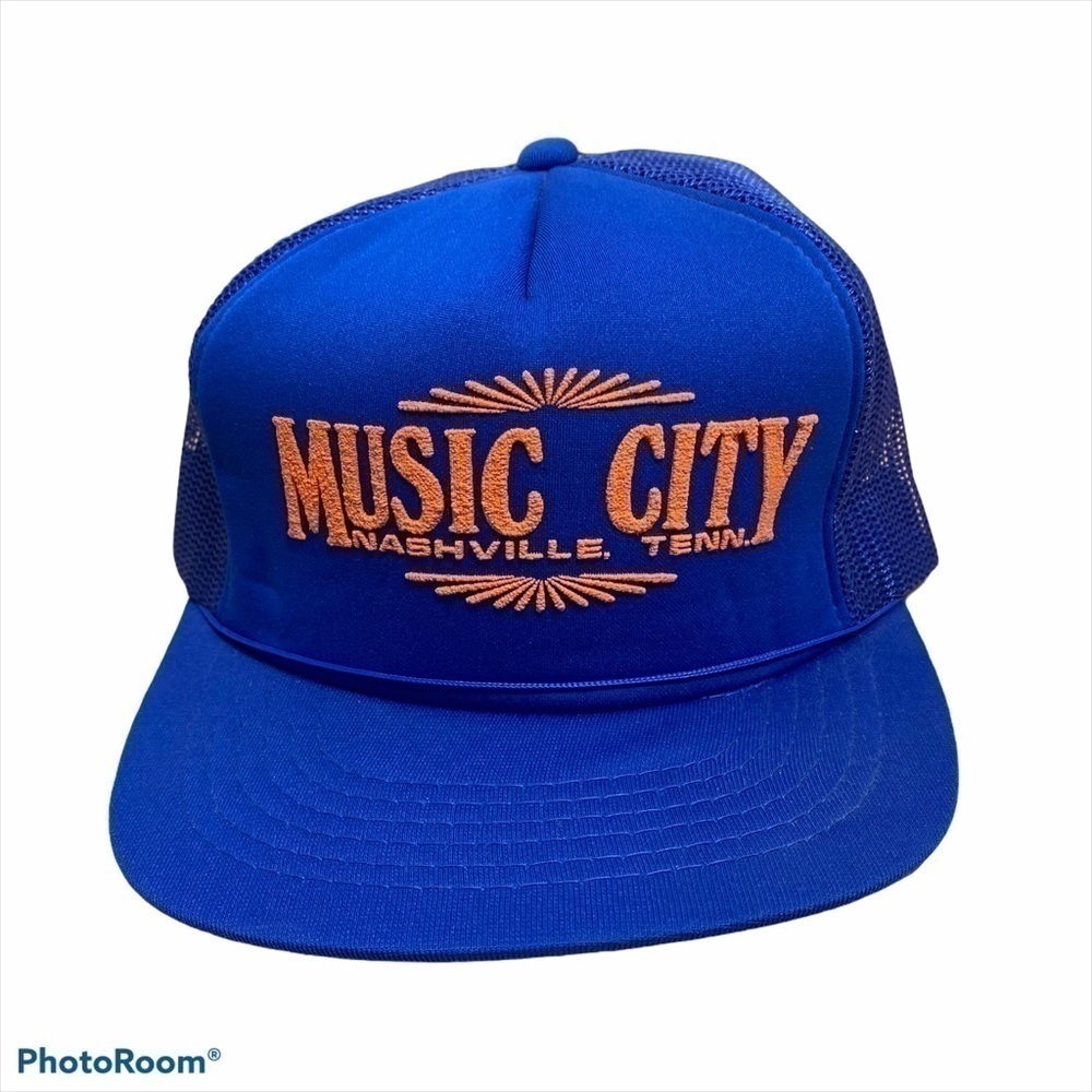 Vintage Nashville Trucker Hat Music City Snap Back